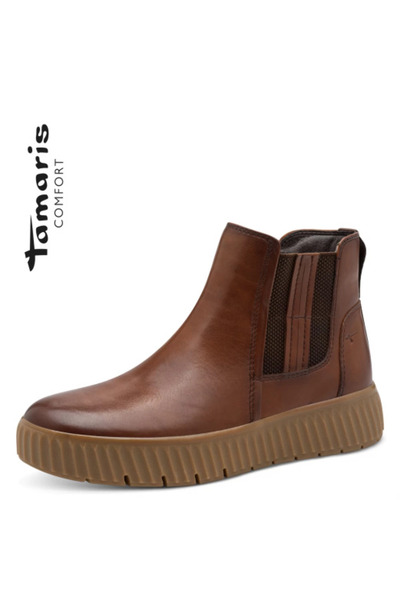 Tamaris Cizme din piele 8-85405-45 327 maro, picior lat