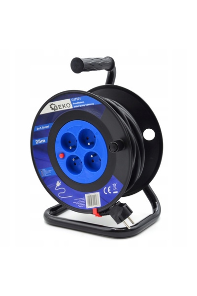GEKO Cablu prelungitor electric Drum 3x1.5 mm - 25 m