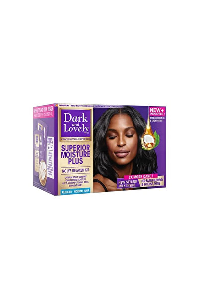 dark and lovely Dark & Lovely Superior Moisture Plus No-Lye Relaxer Kit (Regu...