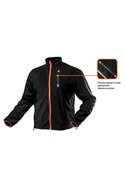 NEO Tools Jachetă de lucru din fleece polar, neagră, mărimea L/52, NEO 81-500