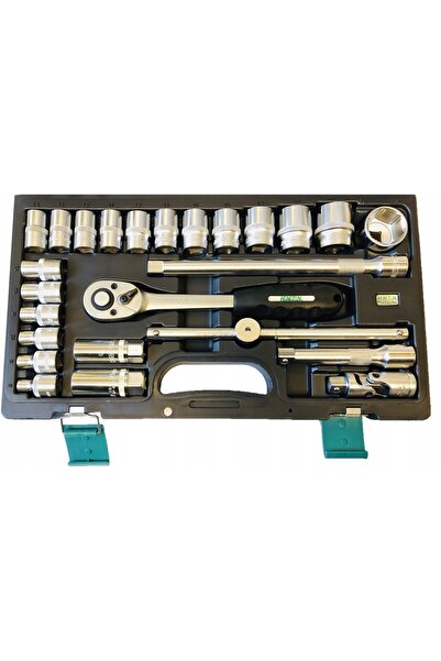 Honiton Set de chei tubulare de 1/2 inch, accesorii pentru clichet cu 6 punct...