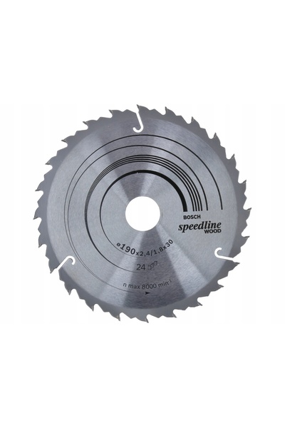 Bosch Pânză de ferăstrău circular pentru lemn 190 x 30 24 dinți