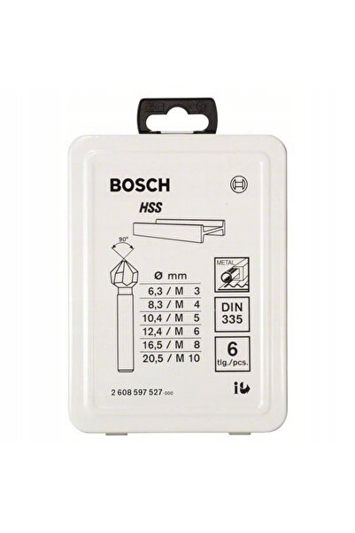 Bosch Professional Set de 6 freze de zencuit M3-M10 BOSCH