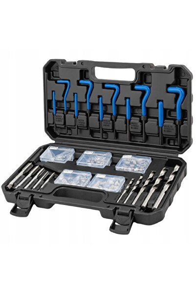 FORSAGE Set pentru REPARAREA filetelor, oțel HSS GWINOTNIKI, complet, cutie 1...