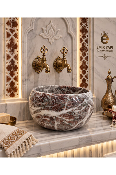 emiryapı ATEŞ MERMER HAMAM KURNASI 35*27 ÖLÇÜ