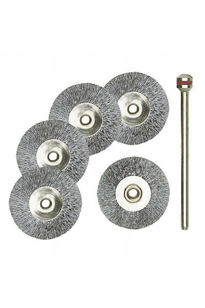 Proxxon Perii de sârmă pe tijă de 22mm Inox 5