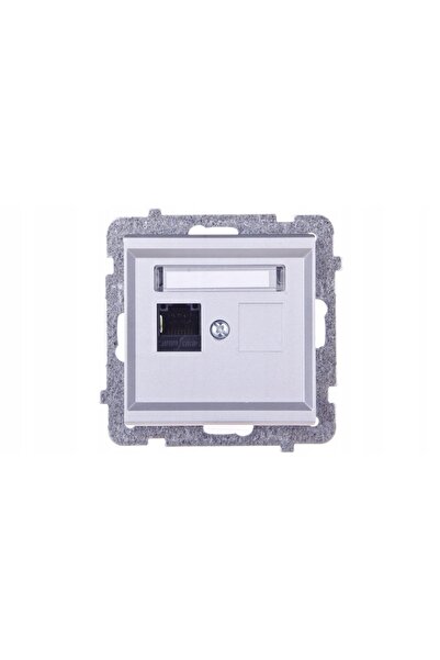 OSPEL SONATA priză de calculator RJ45 cat.5e argintiu GPK-1R/K/m/38