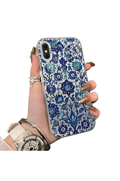 Hontinga حافظة هاتف من السيليكون متوافقة مع هاتف iPhone XS، حافظة خلفية صلبة ...