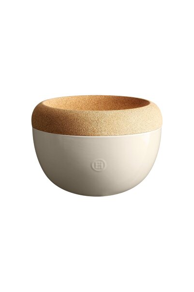 Emile Henry Storage bowl, ceramics, 27cm/4.7L, Clay -
