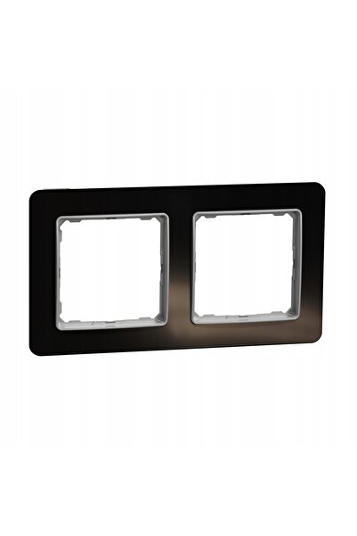 Schneider Electric Sedna Elements Ramă dublă sticlă dublă neagră SDD361802