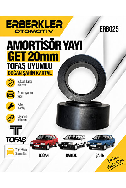 ERBERKLER Tofaş Doğan, Kartal, Şahin Amortisör Yayı – GET 20mm