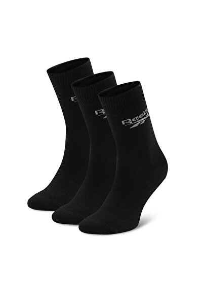 Reebok Șosete lungi unisex negre R0367-SS24 (pachet de 3)