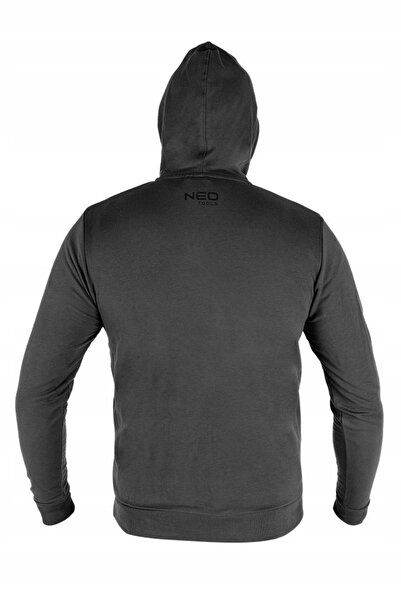 NEO Tools NEO SOFTSCHELL Bluză bărbătească cu glugă, cu fermoar, sport, gri C...