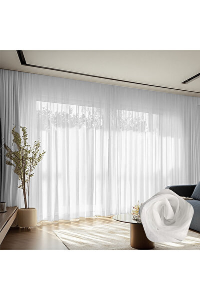 ArasyaHome Plain White Curtain