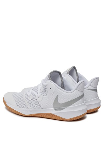 Nike Pantofi de interior pentru bărbați Alb/Argintiu metalic Zoom Hyperspeed ...