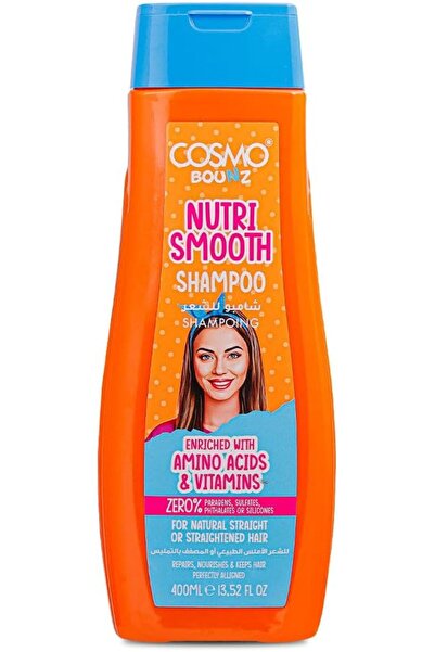 CD Cosmo Designs Cosmo Bounz Nutri Smooth Hair Shampoo 400ml Orange, Amino Ac...