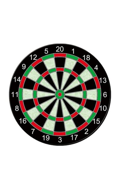 EAN Set de joc LVE Darts, placă cu diametrul de 28 cm, săgeți incluse, design clasic, multicolor