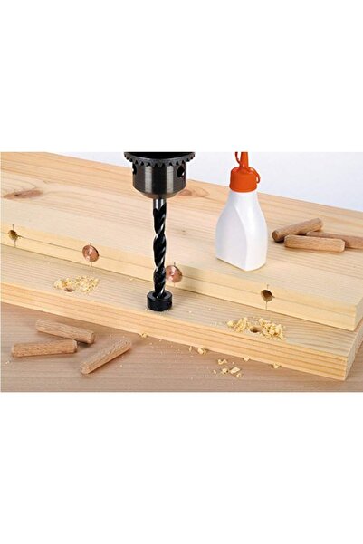 Wolfcraft Set de burghie pentru îmbinări cu dibluri pentru prelucrarea lemnul...