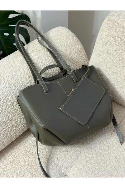 STİL SİDELYA Hand and Shoulder Bag with Wallet Detail