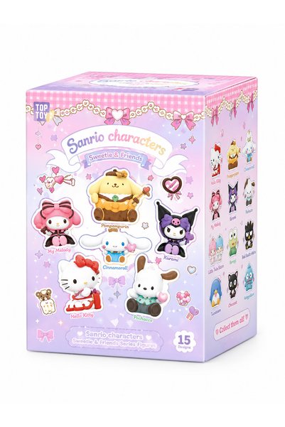 TOPTOY Sanrio Characters Sweetie Candy Series Blind Box Figure – Random Colle...