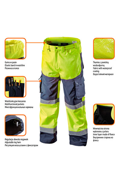 NEO Tools Pantaloni de lucru de avertizare SOFTSHELL 81-750 M/50
