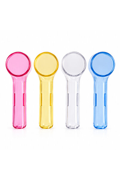 Coolshop Şarjlı Pilli Diş Fırçası Yedek Başlığı Koruma Kapağı Renkli 4 Adet