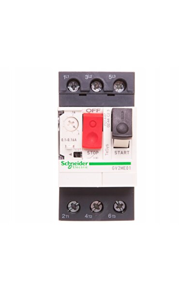 Schneider Electric Disjunctor motor GV2ME cu acționare prin buton 0,1-0,16A G...