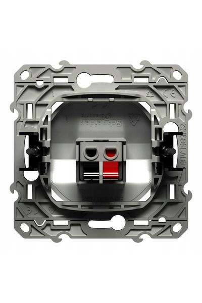 Schneider Electric Priză audio simplă albă Odace S520487 Schneider
