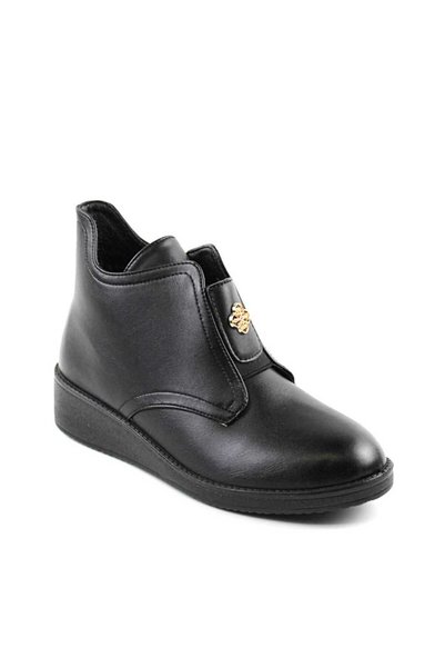 mm Ghete imblanite de dama , cu element decorativ , auriu Q27-BLACK