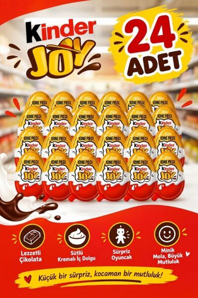 Ferrero Kinder Joy One Piece Netflix Sürpriz Yumurta 24'lü 24x20g