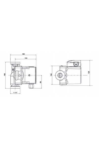 LFPLASTIC POMPĂ ELECTRONICĂ DE CIRCULAȚIE C.O. LFP LESZNO POLSKA EPCO 25 / 40...