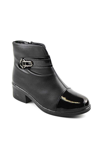 mm Ghete imblanite de dama , cu catarama decorativa F1-BLACK