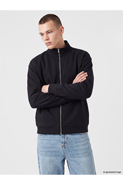 LC Waikiki Loose Fit Men's Zip-Up Sweatshirt