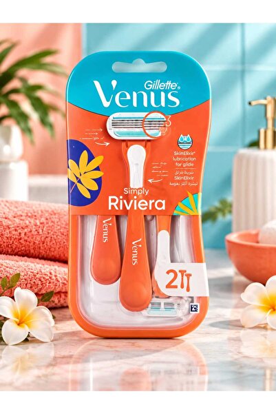 Gillette Venus Venus Riviera Disposable Women's Razor Set Of 2