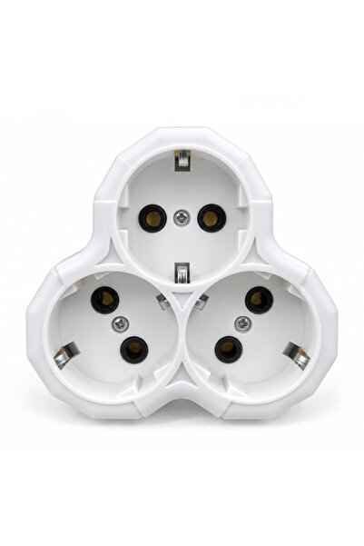 COBI SMART® Priza tripla, 3 prize, standard european, alba -