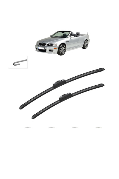 Bosch Комплект от 2 чистачки за BMW Серия 3 Компакт (E46) 2001-2005, за предн...
