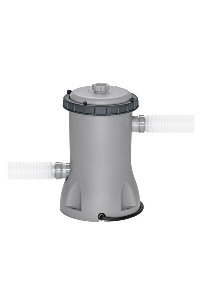 Noonedibs Filtru de pompare pentru piscină 1 m³/h, cu 3 cartușe de schimb, co...