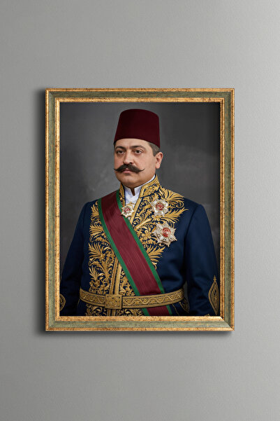 epiqart صورة تالات باشا - لوحة بتصميم عتيق - نموذج رفيع