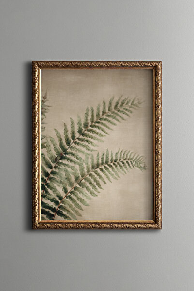 epiqart Botanical Fern Leaves - Vintage Patterned Painting - Fine Model