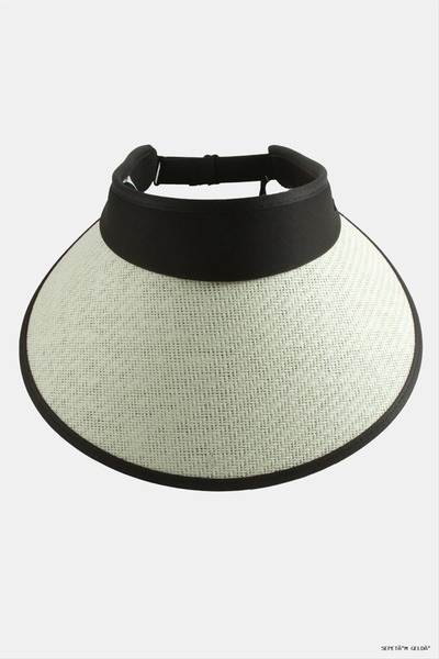 ZERO LAND Spt-Gld Bucket Hat Straw Beach (144924) Hat White