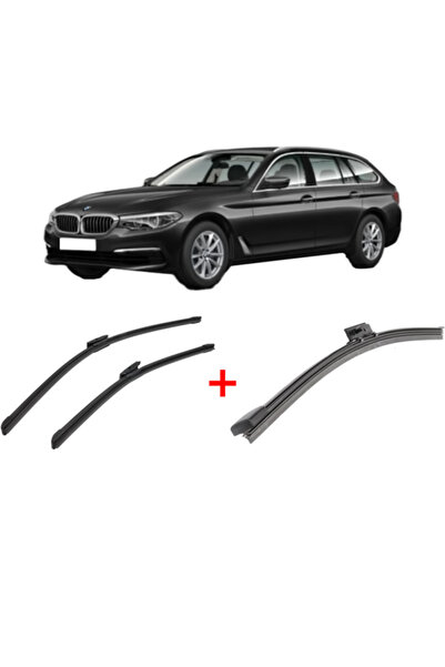 Bosch Σετ 3 υαλοκαθαριστήρων για BMW Σειρά 5 Touring (G31) 2017 - 2022, για π...