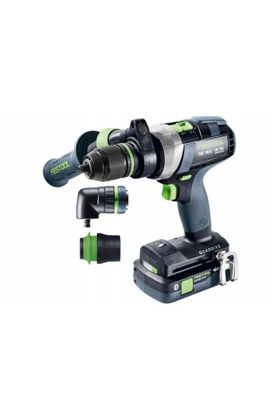 FESTOOL Mașină de găurit și înșurubat fără fir QUADRIVE TDC 18/4 5,0/4,0 I-Set