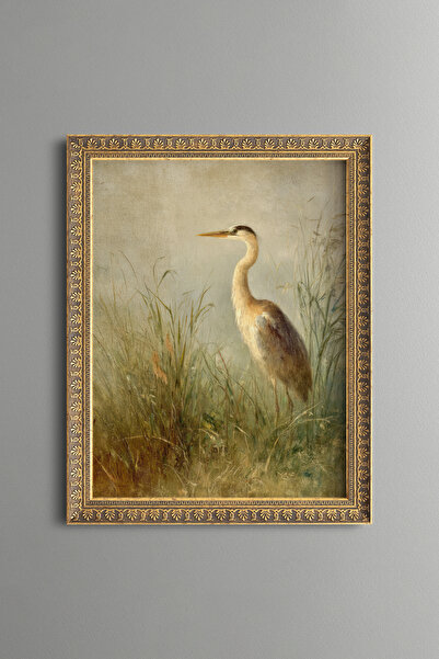 epiqart Kingfisher - Vintage Patterned Painting - Fine Model
