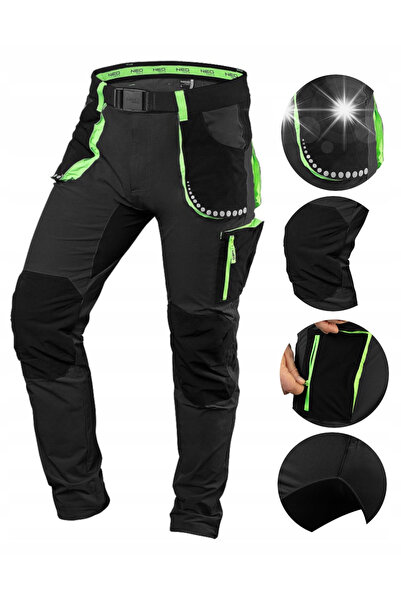 NEO Tools Pantaloni de lucru premium, elastici în 4 direcții, reflectorizanți...