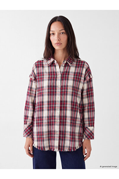 LC Waikiki Plaid Flannel Women's Shirt