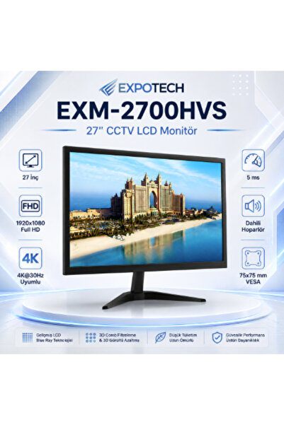 27'' MONİTÖR 4K 30HZ EXM-2700HVS