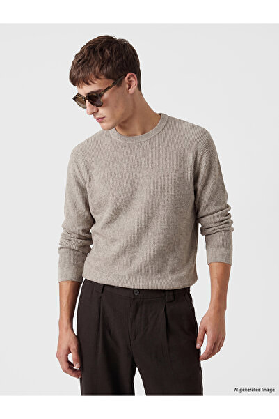 LC Waikiki Ανδρικό πλεκτό πουλόβερ Crew Neck