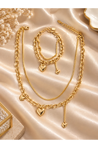 XUPING KALP MODEL KOLYE BİLEKLİK SET