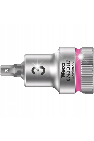 wera 3 capete hexagonale plus adaptor pentru chei tubulare de 3/8 inch Zyklop...