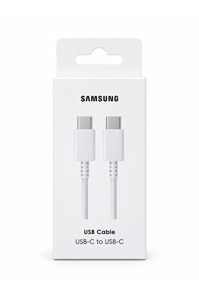 Samsung 25w Type-c to Type-c Şarj Kablosu- Beyaz
